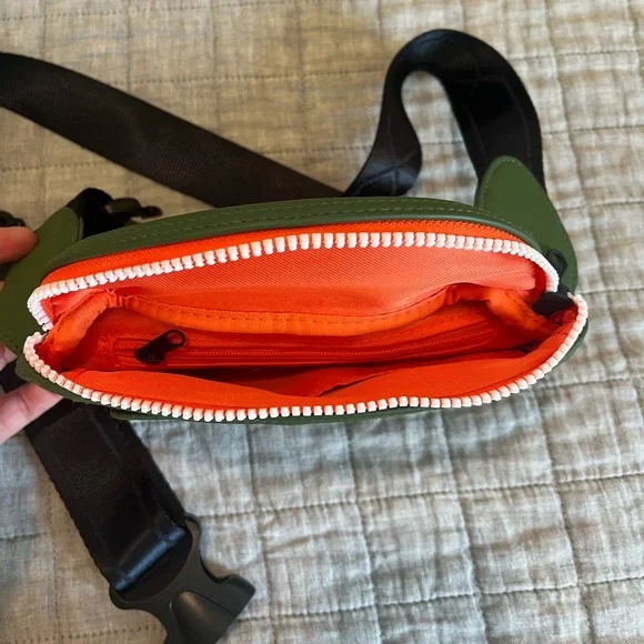 Hunter Green and Orange Crossbody Bag - 20th Anniversary Collection - Picture 5 of 8